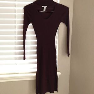 Maroon Dress